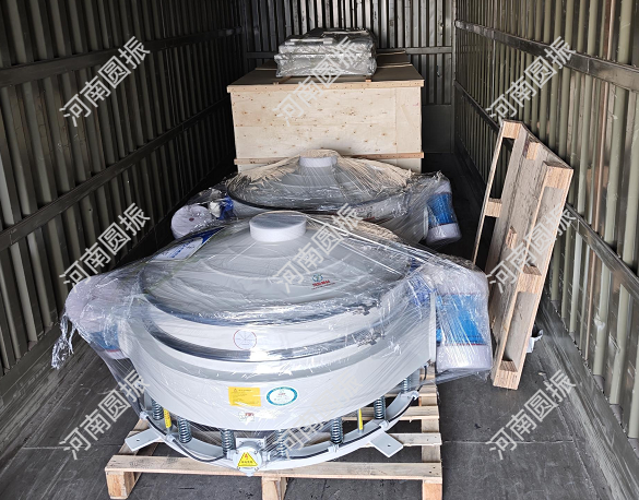 安徽省2臺直排篩、2臺超聲波振動篩發貨